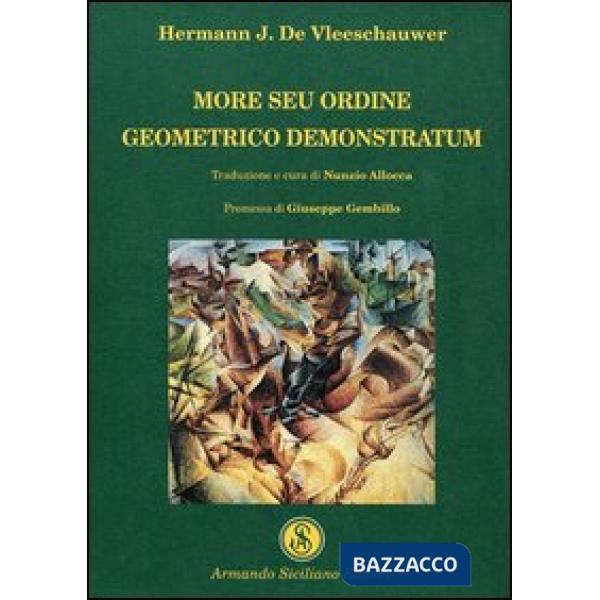 More seu ordine geometrico demonstratum