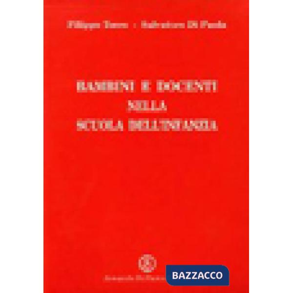 Bambini e docenti nella scuola dell'infanzia
