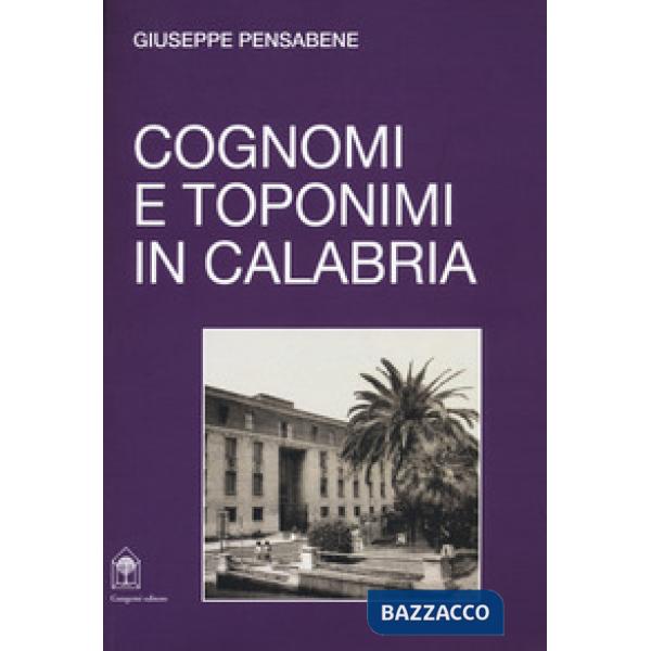 Cognomi e toponimi in Calabria