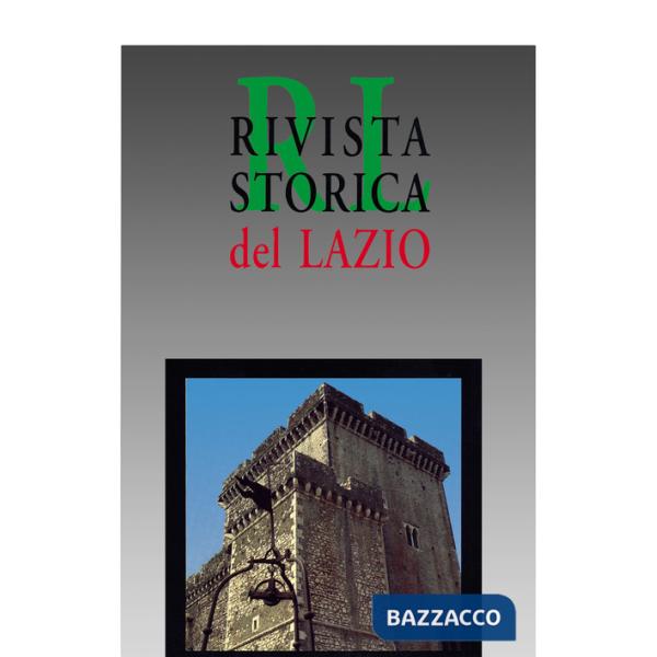 Rivista storica del Lazio (1993). Vol. 1