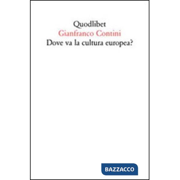 Dove va la cultura europea? Relazione sulle cose di Ginevra