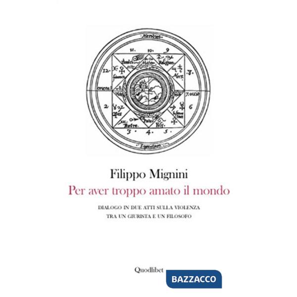 Per aver troppo amato il mondo. Dialogo in due atti sulla violenza tra un giurista e un filosofo