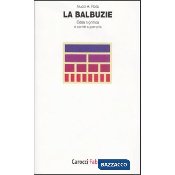 Balbuzie. Cosa significa e come superarla (La)