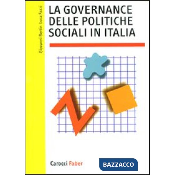 Governance delle politiche sociali in Italia (La)