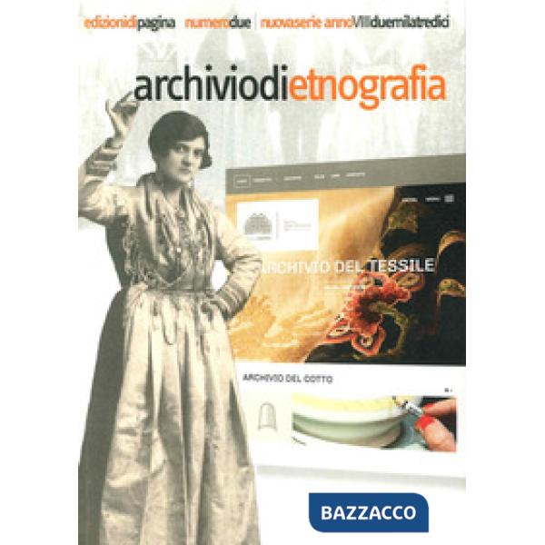 Archivio di etnografia (2013). Vol. 2
