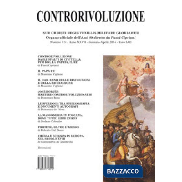 Controrivoluzione (2016). Vol. 124