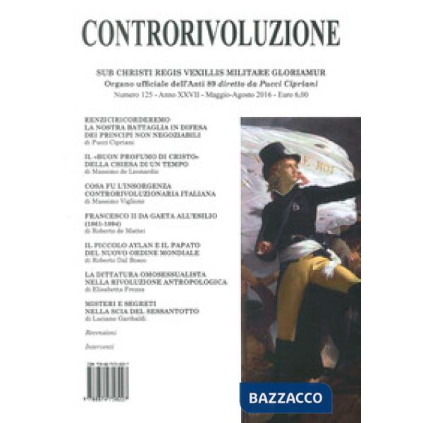 Controrivoluzione (2016). Vol. 125
