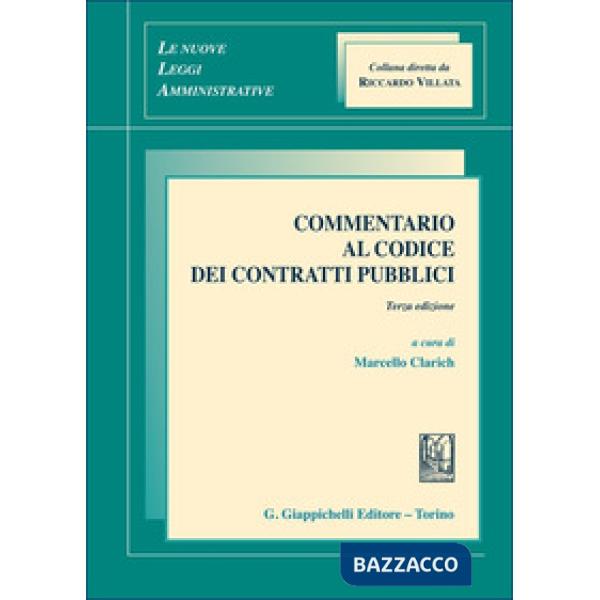 Commentario al codice dei contratti pubblici