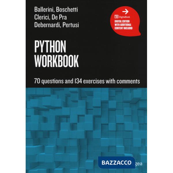 Python workbook. 70 questions and 134 exercises with comments
