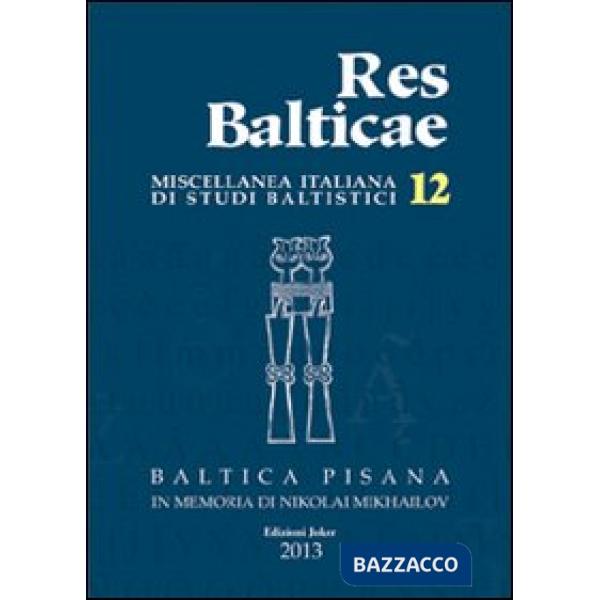 Res balticae 2013. Vol. 12