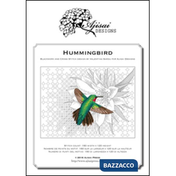 Hummingbird. Cross stitch and blackwork design. Ediz. italiana, inglese e francese