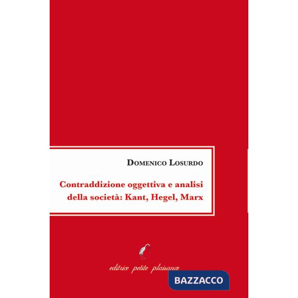 Contraddizione oggettiva e analisi della società: Kant, Hegel, Marx