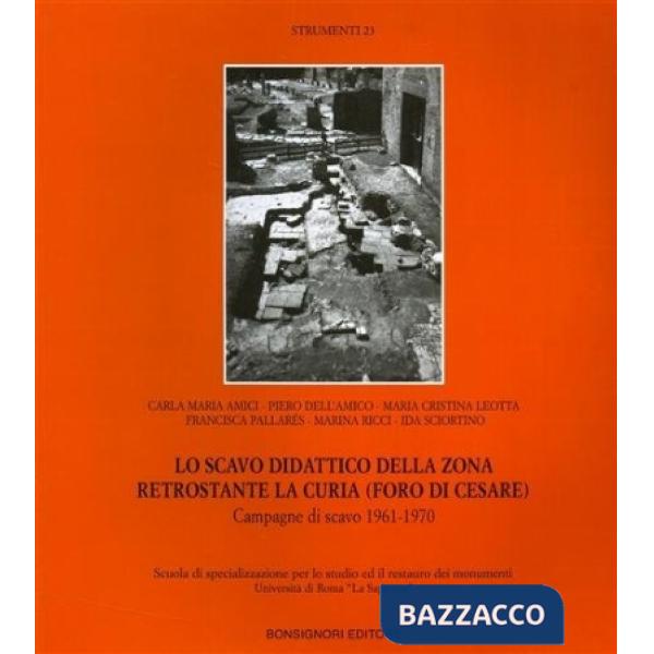 Scavo didattico della zona retrostante la curia (Foro di Cesare). Campagna di scavo 1961-1970