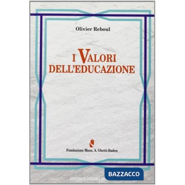 Valori dell'educazione (I)