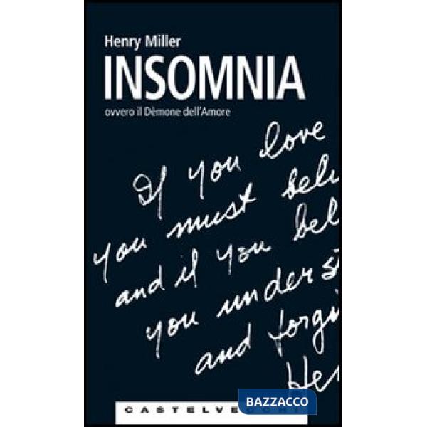 Insomnia ovvero Il demone dell'amore