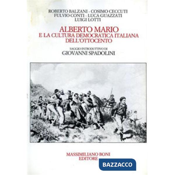 Alberto Mario e la cultura democratica italiana dell'Ottocento. Atti della Giorn