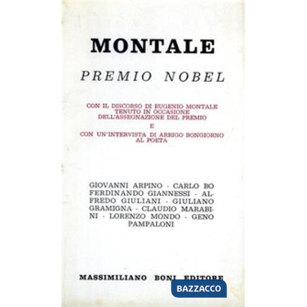 Montale premio Nobel