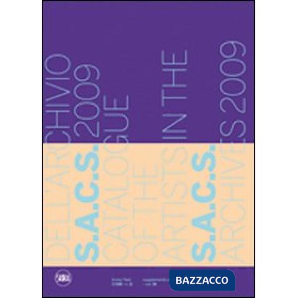 Catalogo artisti archivio S.A.C.S. 2009