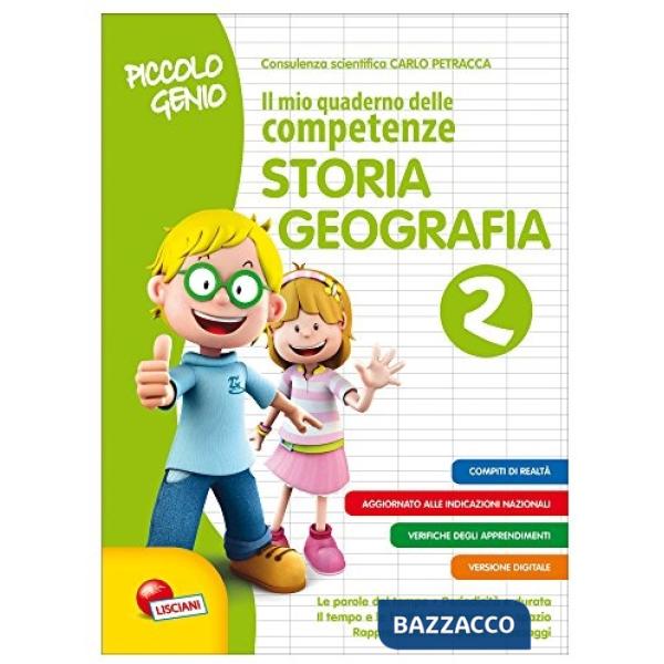 PICCOLO GENIO QUADERNO COMPETENZE STORIA E GEOGRAFIA 2