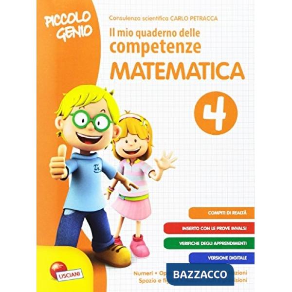 PICCOLO GENIO QUADERNO COMPETENZE MATEMATICA 4
