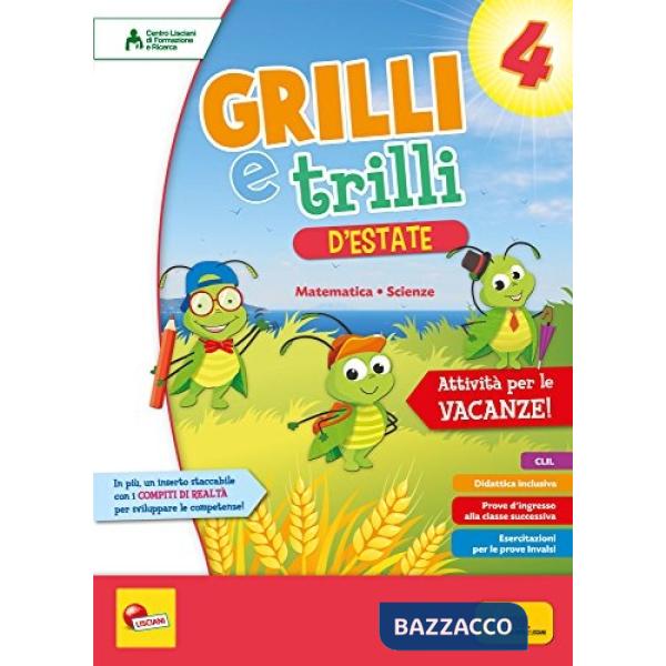 GRILLI E TRILLI D'ESTATE MATEMATICA 4