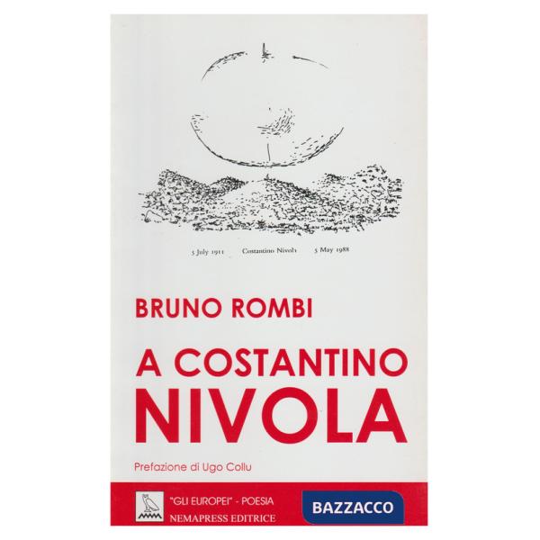 A Costantino Nivola. Testo inglese a fronte