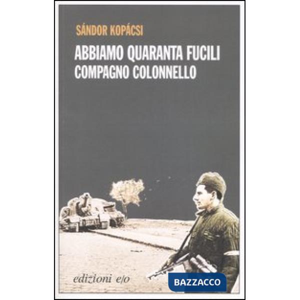 Abbiamo quaranta fucili, compagno colonnello