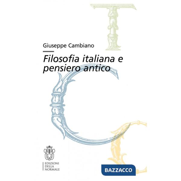 Filosofia italiana e pensiero antico