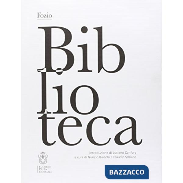 Fozio. Testo greco a fronte