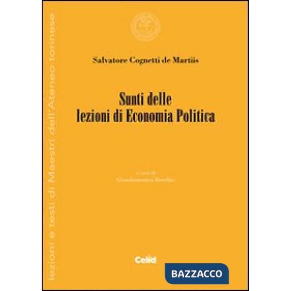 Sunti delle lezioni di economia politica