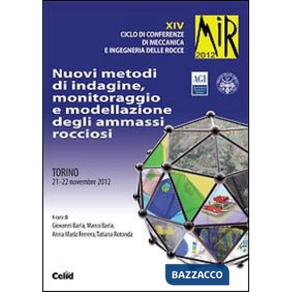 Nuovi metodi di indagine, monitoraggio e modellazione degli ammassi rocciosi. 14