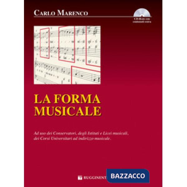 Forma musicale. Ad uso dei conservatori degli istituti e licei musicali, dei corsi universitari ad indirizzo musicale. Con CD-RO