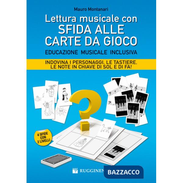 Lettura musicale con sfida alle carte da gioco. Con carte da gioco