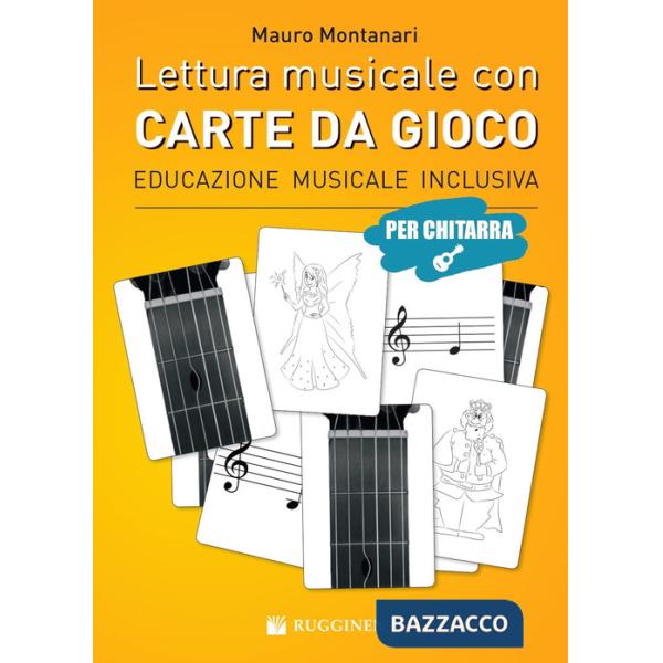 Lettura musicale con carte da gioco per chitarra. Con Carte