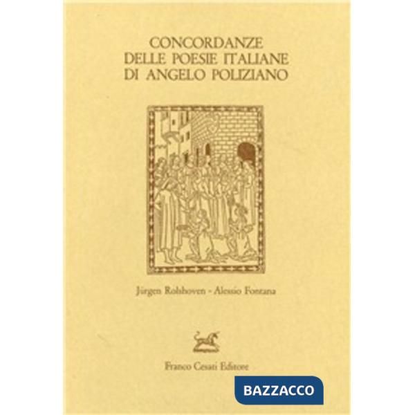 Concordanze delle poesie italiane di Angelo Poliziano
