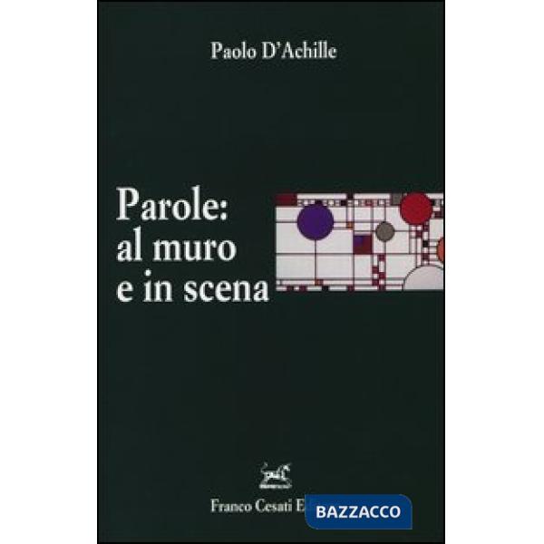 Parole: al muro e in scena. L'italiano esposto e rappresentato