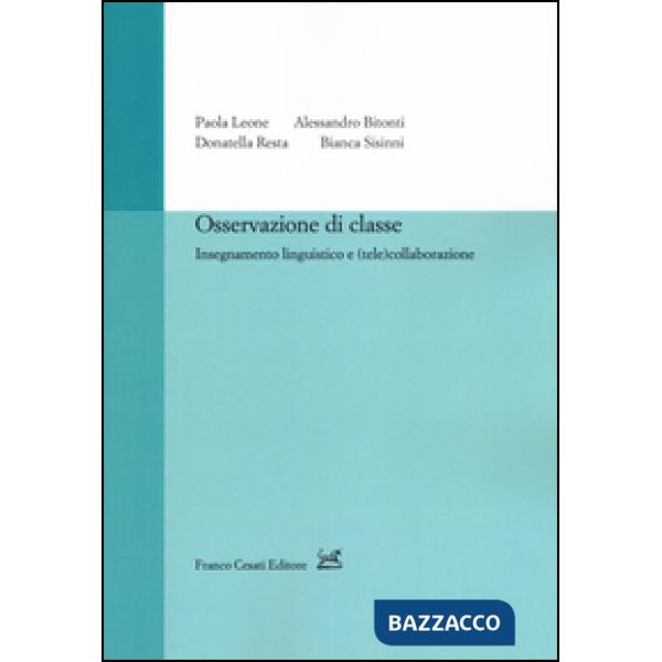 Osservazione di classe, insegnamento linguistico e (tele)collaborazione