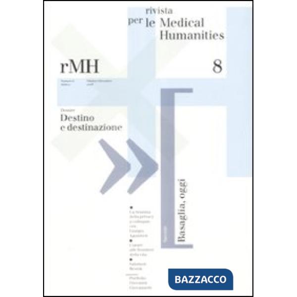 Rivista per le medical humanities (2008). Vol. 8