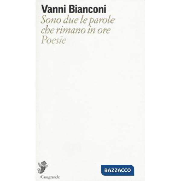 Sono due le parole che rimano in ore