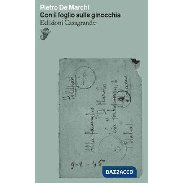 Con il foglio sulle ginocchia