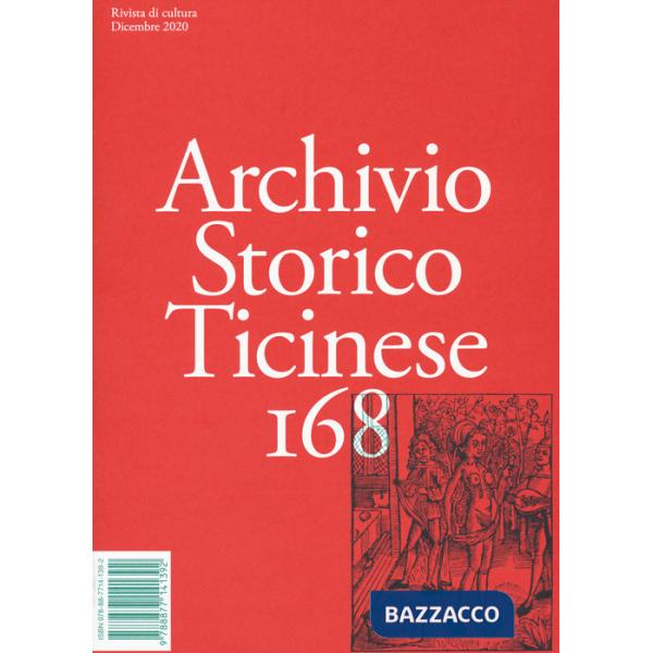 Archivio storico ticinese. Vol. 168