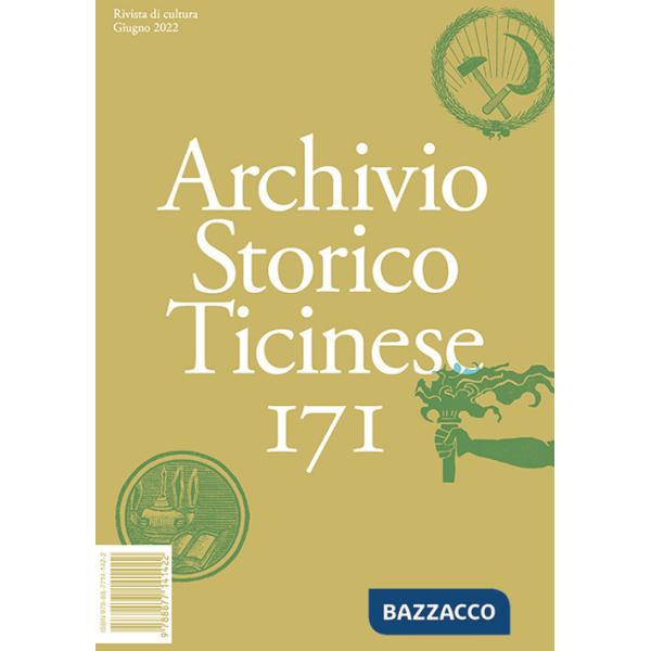 Archivio storico ticinese. Vol. 171