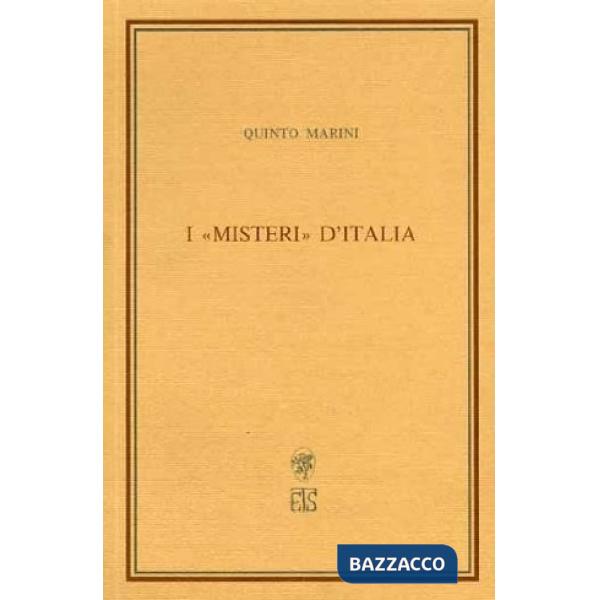 «Misteri» d'Italia (I)