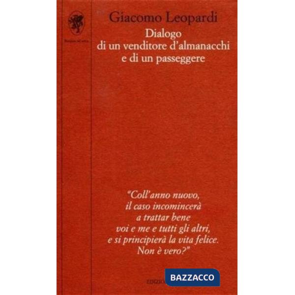 Dialogo di un venditore d'almanacchi e di un passeggere