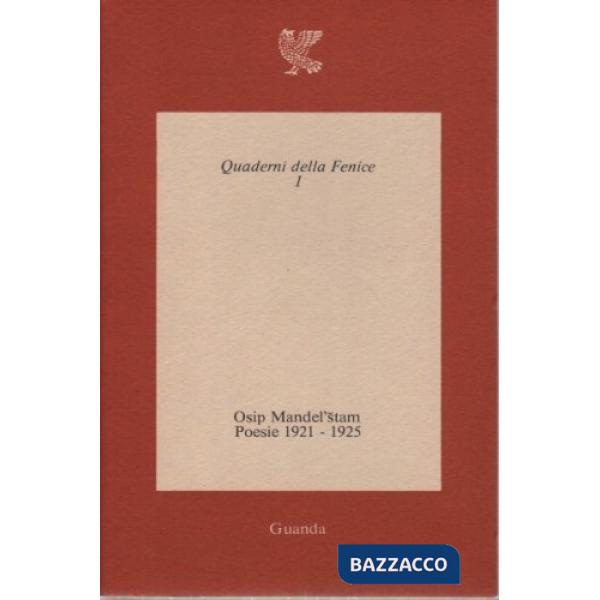 Poesie (1921-1925). Testo originale a fronte