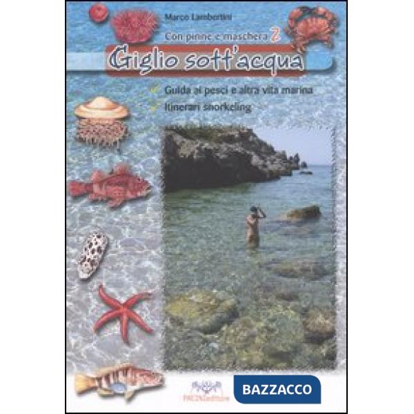 Giglio sott'acqua. Guida ai pesci e altra vita marina. Itinerari snorkeling. Con