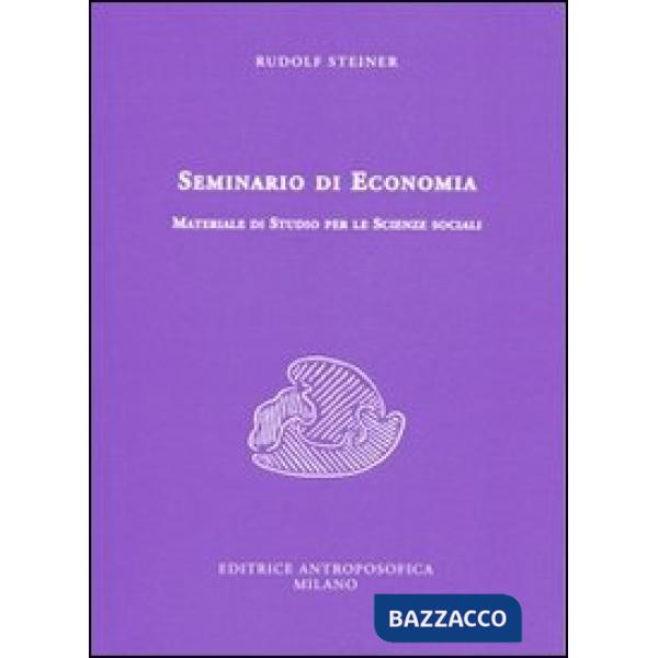 Seminario di economia. Materiale di studio per le scienze sociali