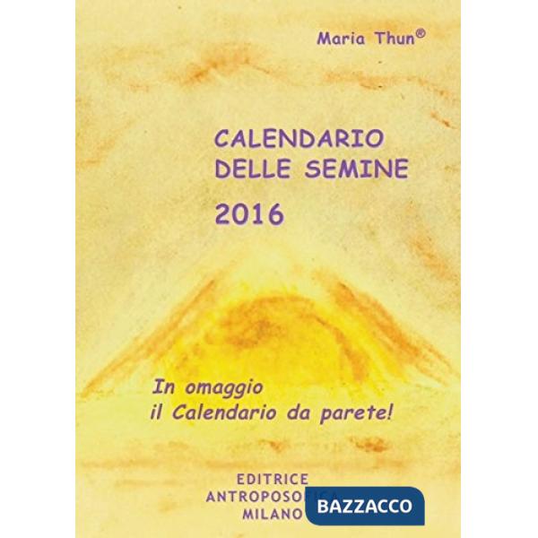 Calendario delle semine 2016