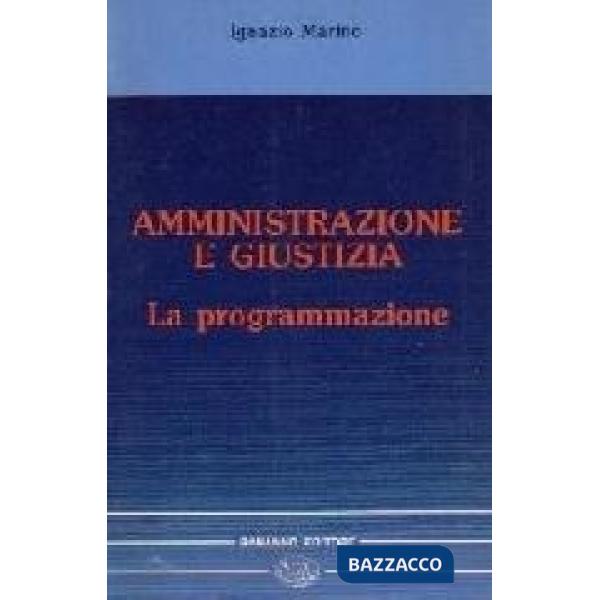 Amministrazione e giustizia. La programmazione