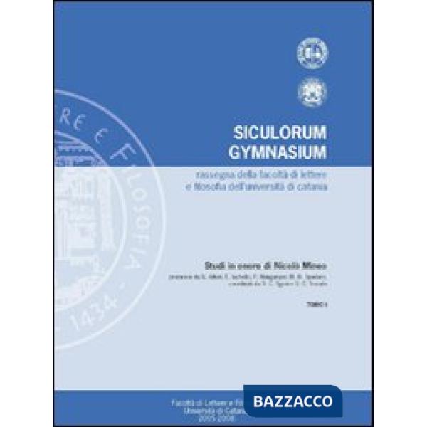 Studi in onore di Nicolò Mineo